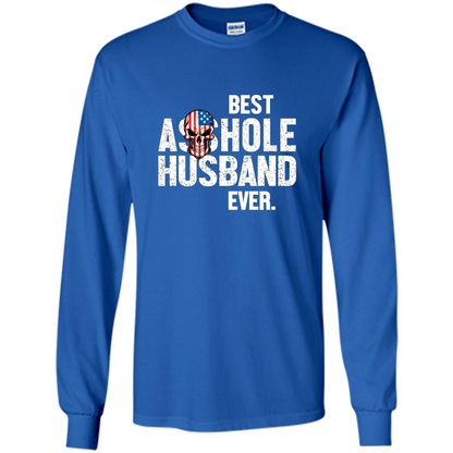 Best Asshole Husband Ever Funny T-shirt Royal