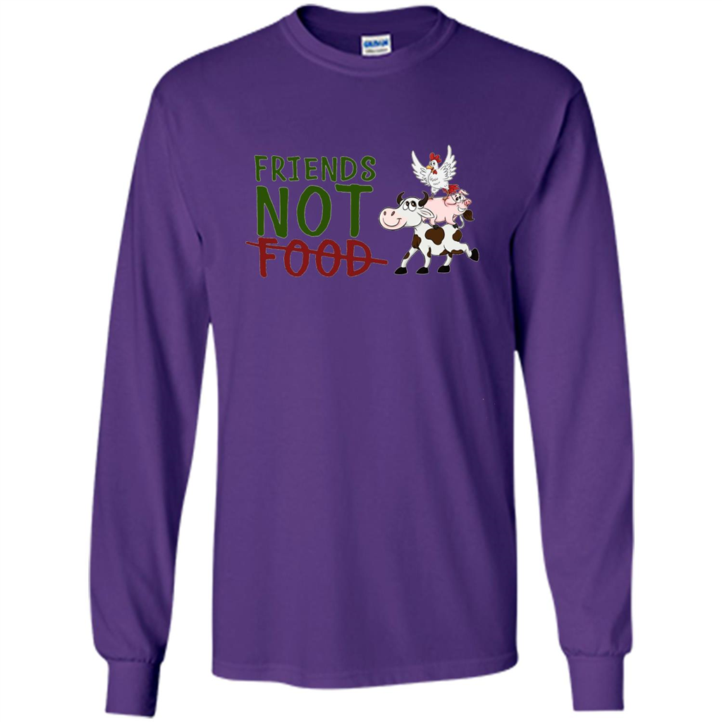Friends Not Food T-Shirt Purple