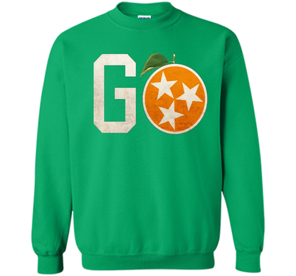 Tennessee Vintage Distressed Orange and White Flag Shirt t-shirt Irish Green