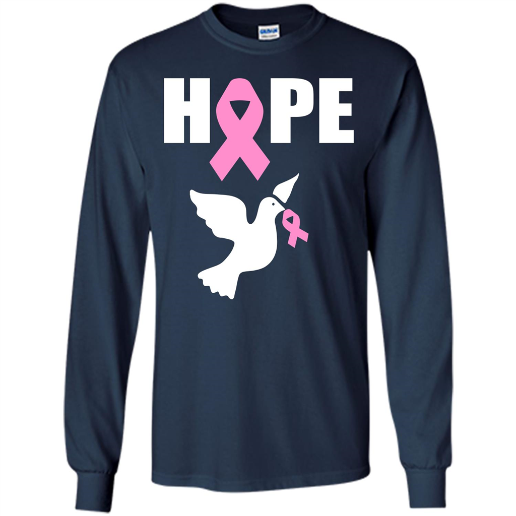 Cancer Awareness T-shirt Hope T-shirt Navy