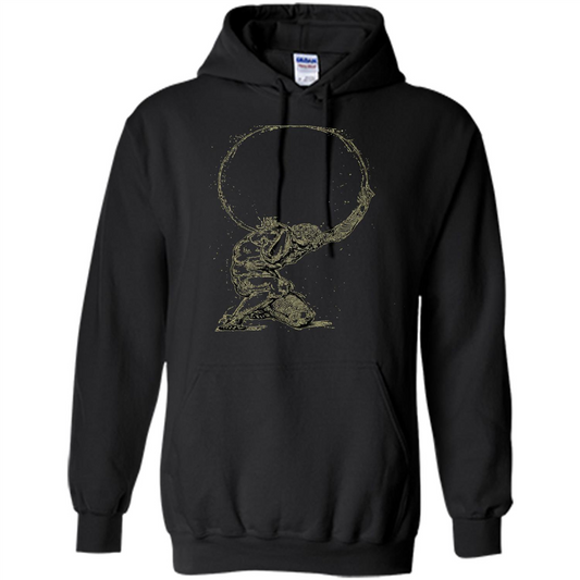 Atlas Greek Mythology Greece T-Shirt Black