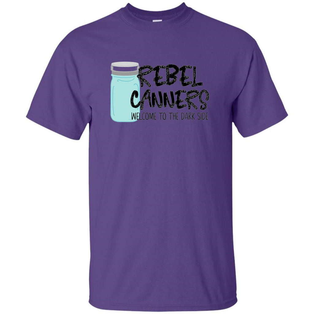 Rebal Canners Welcome To The Dark Side T-shirt Purple