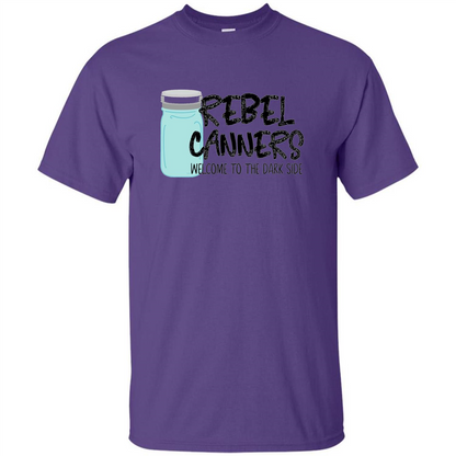 Rebal Canners Welcome To The Dark Side T-shirt Purple