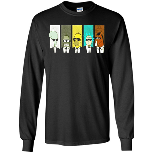 Form Into Rick And Go To The Morty T-shirt Black