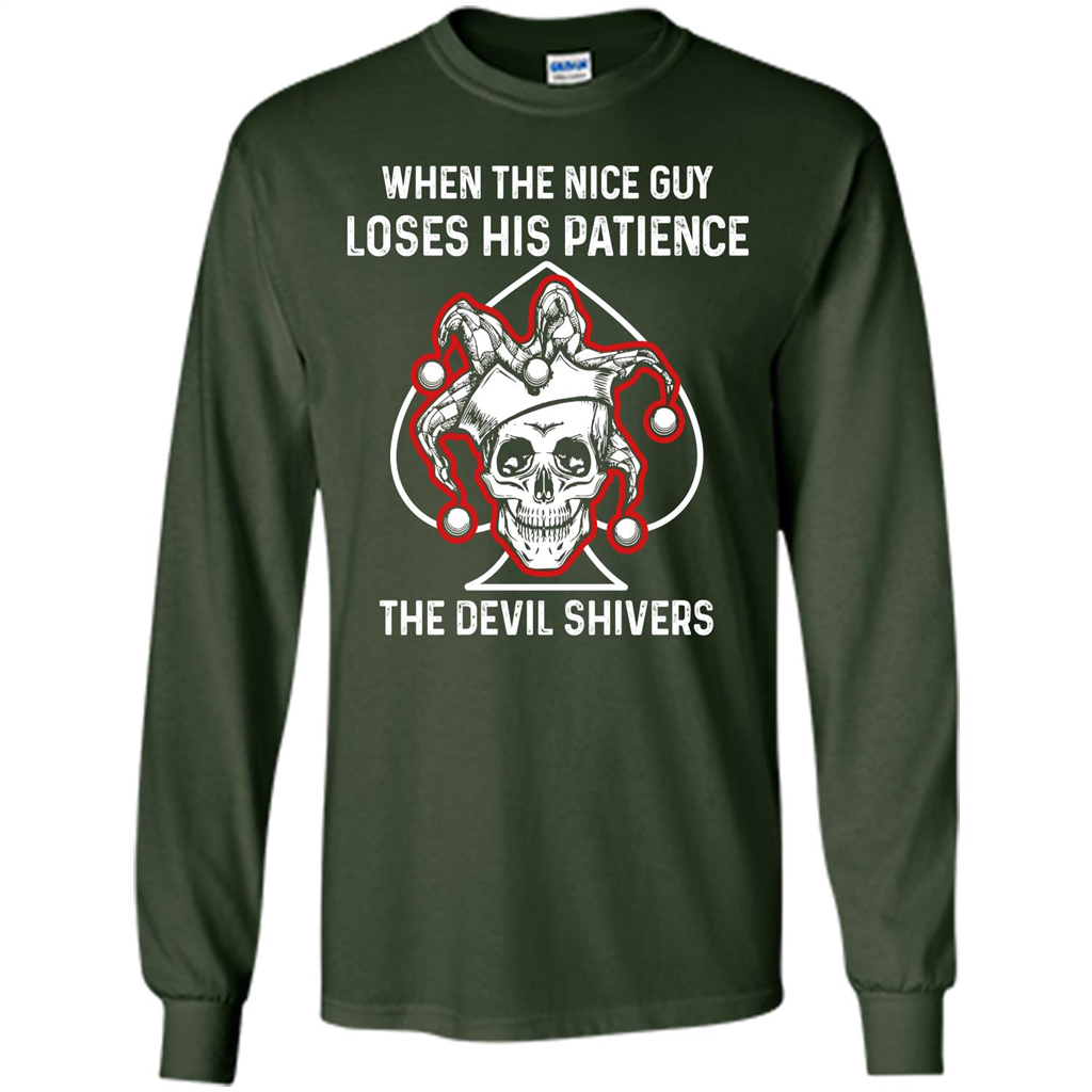 Jocker T-shirt When The Nice Guy Loses His Patience Forest Green