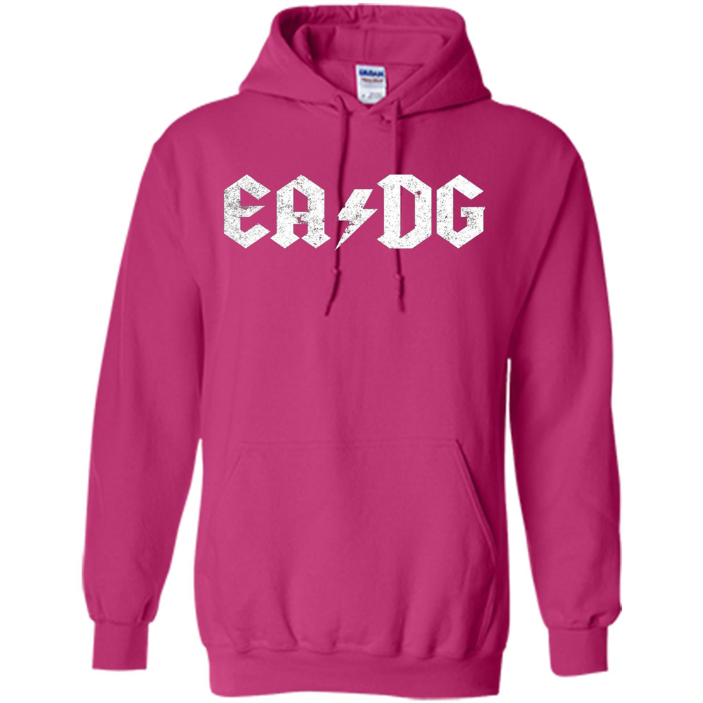 E A D G Strings Of The Bass. Bass Player T-shirt Heliconia