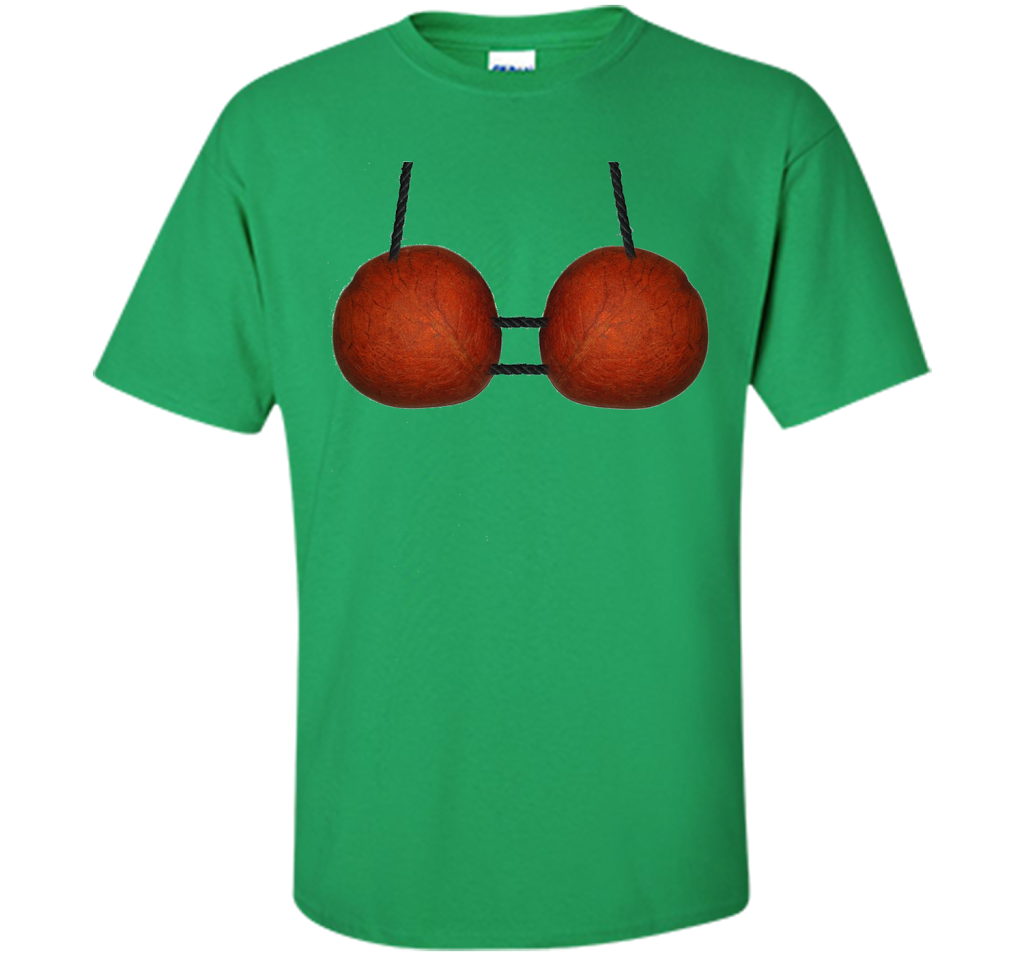 Coconut Bra - Funny Hawaiian Bikini t shirt shirt - WackyTee