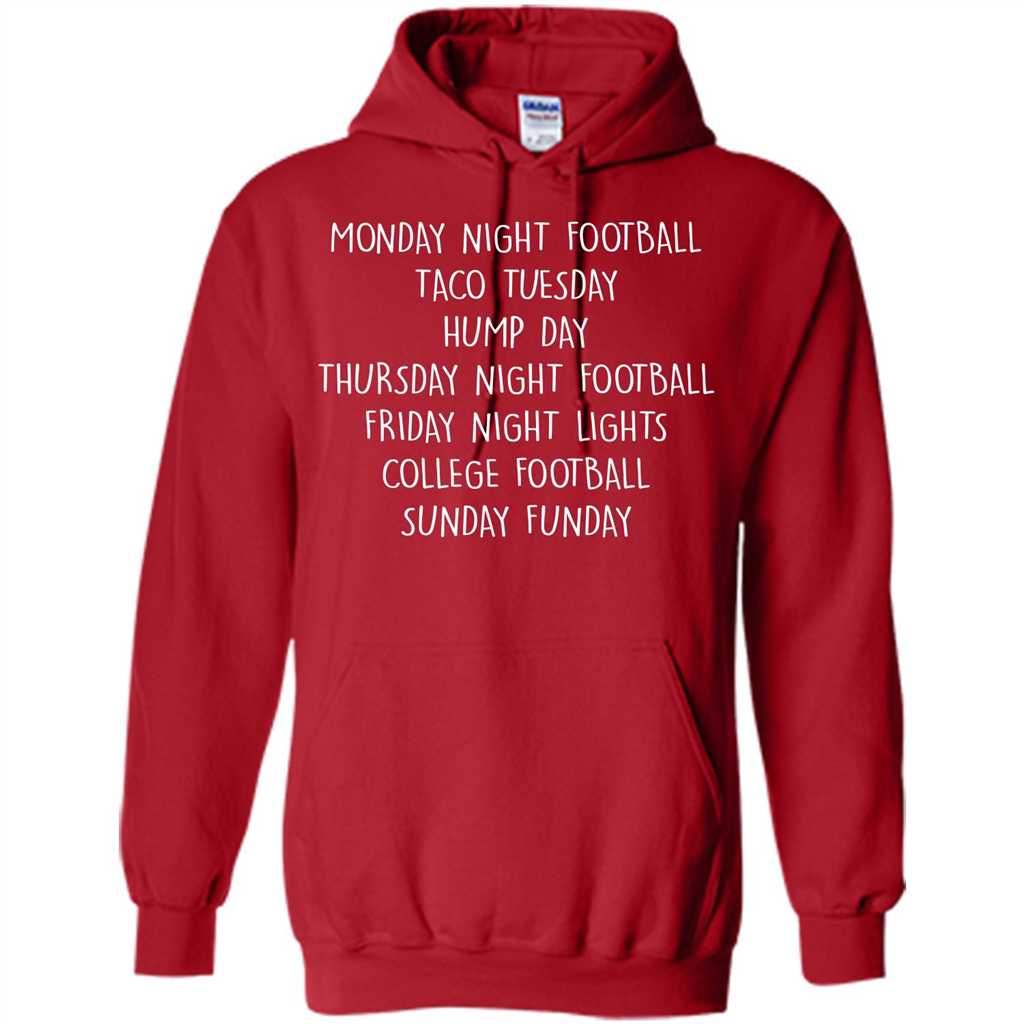 Football T-shirt Monday Night Football Taco Tuesday Red