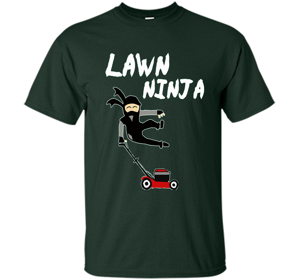 Lawn Ninja T-Shirt shirt Forest Green