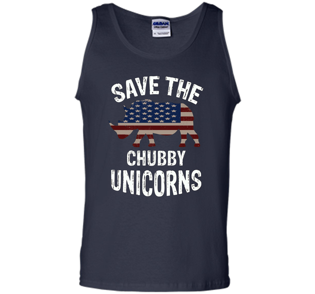 Save the Chubby Unicorns T-Shirt Funny t-shirt Navy