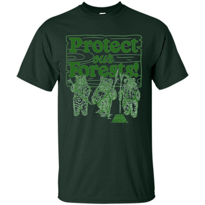 Movies T-shirt Protect Our Forests T-Shirt Forest Green