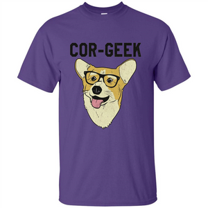 Cor-Geek Funny Corgi Nerd T-shirt