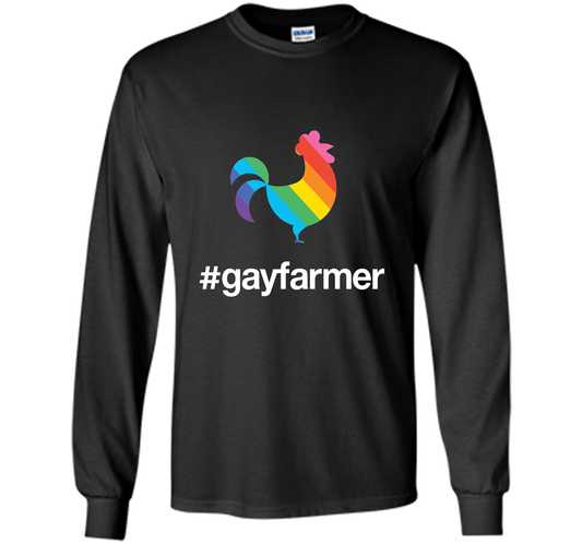 Hashtag Gay Farmer Pride Chicken T-Shirt t-shirt Black