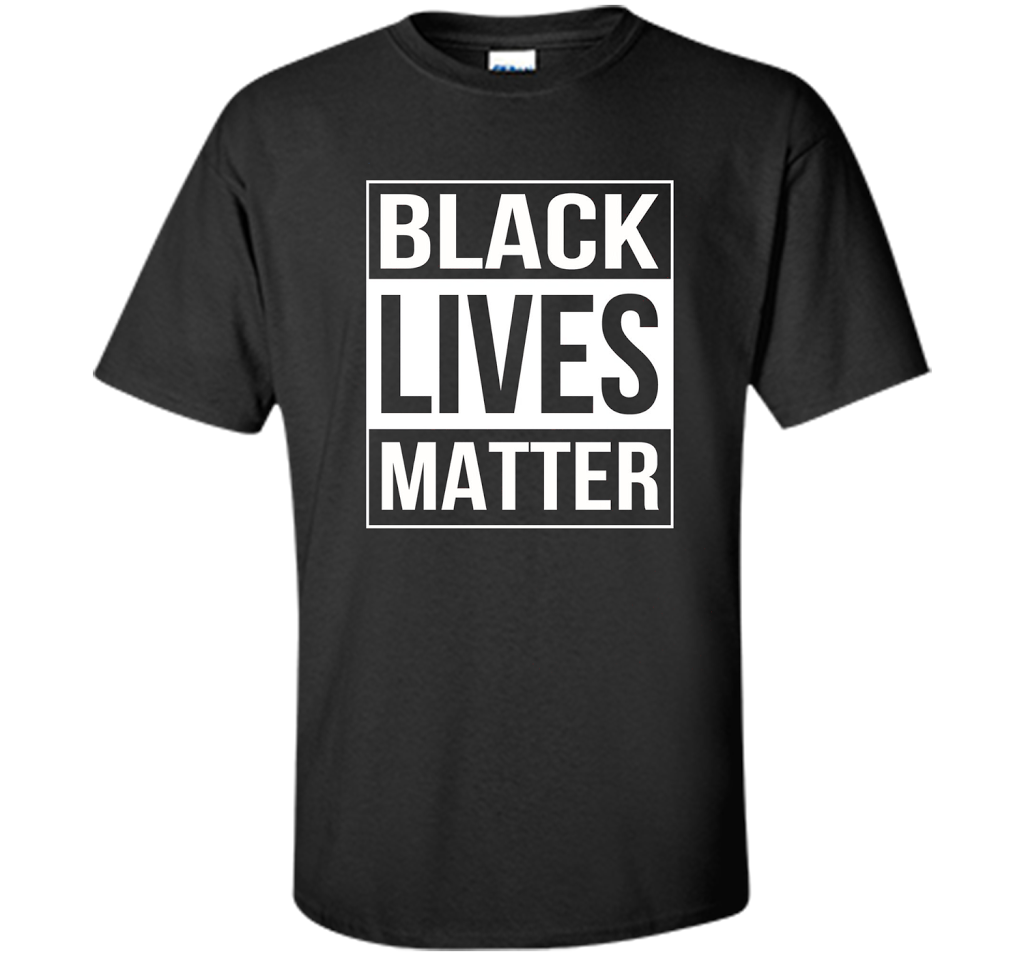 Black Lives Matter Political Protest T-Shirt shirt Black