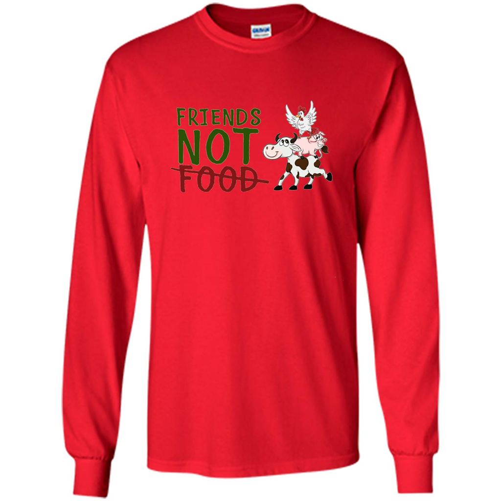 Friends Not Food T-Shirt Red