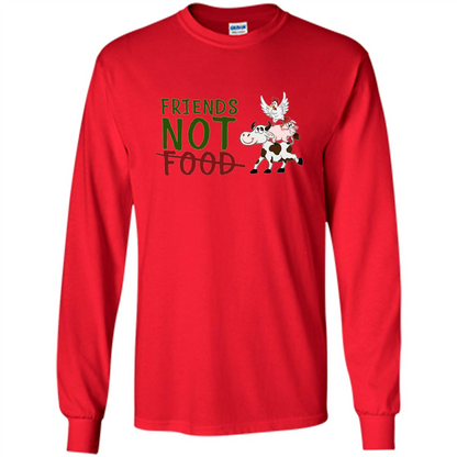 Friends Not Food T-Shirt Red