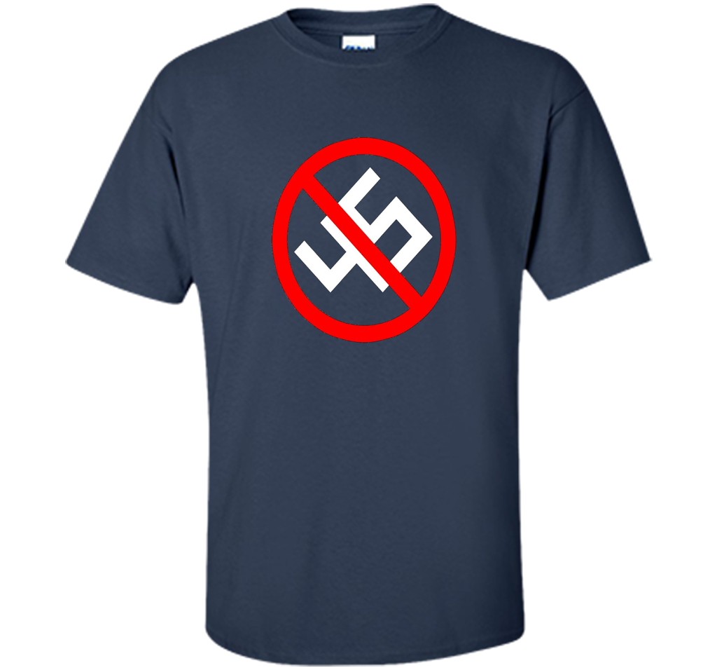 No 45 No Trump Anti Trump T-Shirt t-shirt Navy