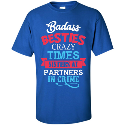 Family T-shirt Sisters Partners In Crime T-shirt Royal