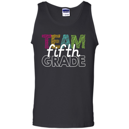 Team Fifth Grade Teacher T-shirt Black