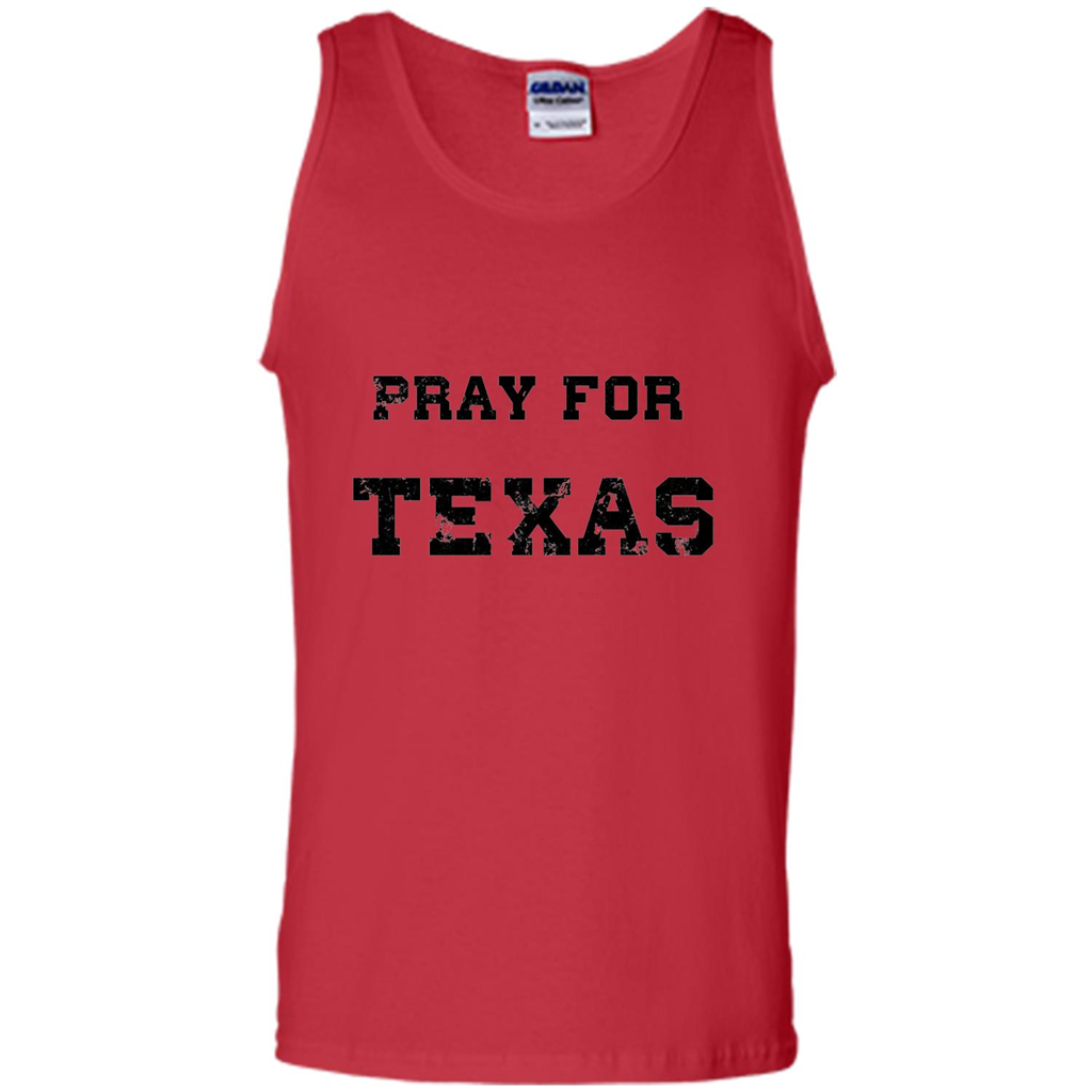 Pray For Texas T-shirt Red