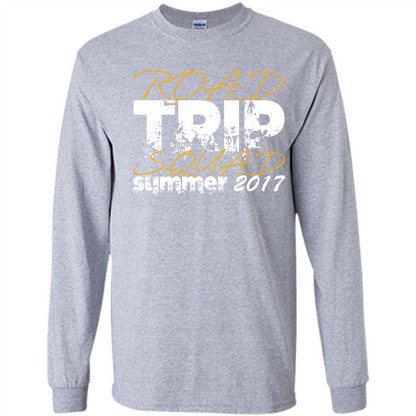 Summer T-shirt Road Trip Squad Summer 2017 Sport Grey