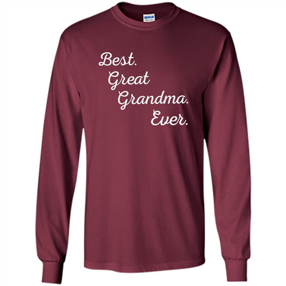 Best Great Grandma Ever T-shirt