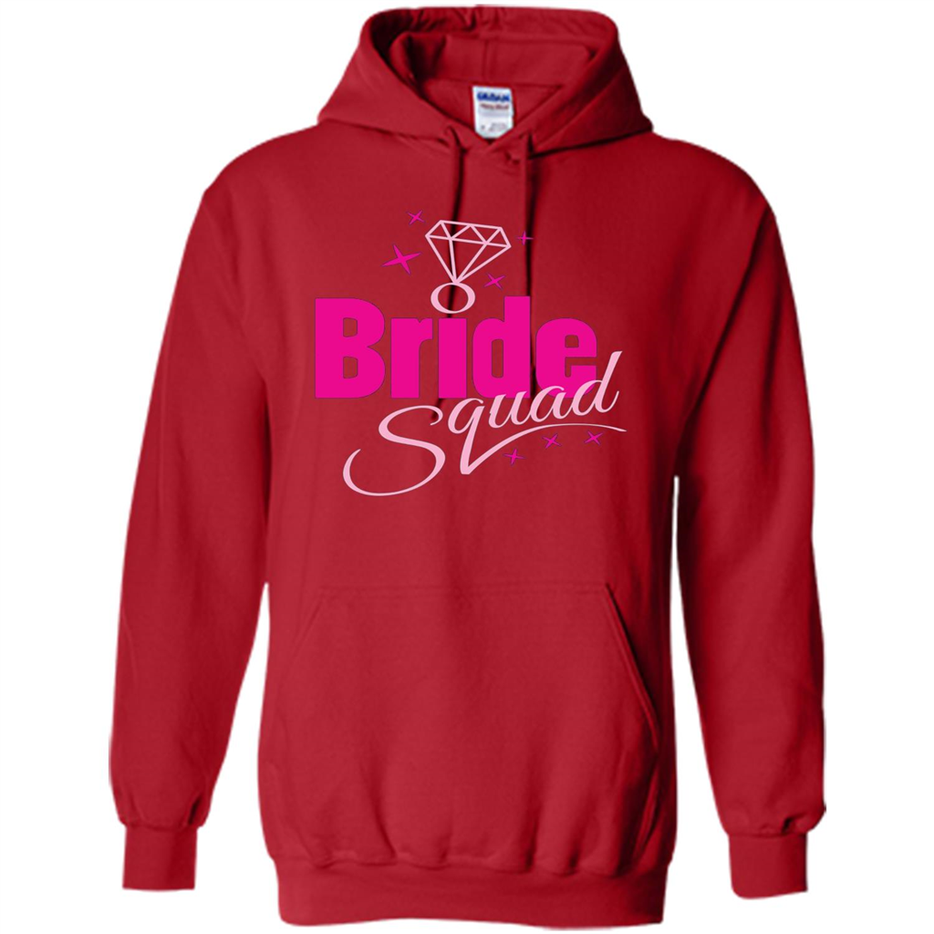 Bride Squad Bachelorette Party T-shirt Red
