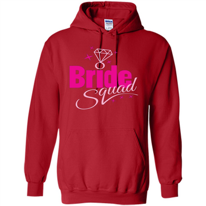 Bride Squad Bachelorette Party T-shirt Red
