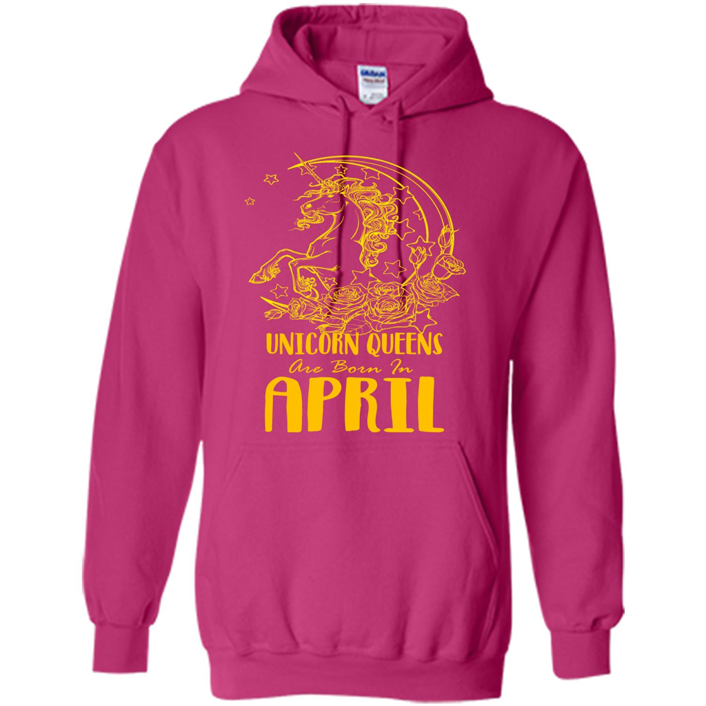 April Unicorn T-shirt Unicorn Queens Are Born In April Heliconia
