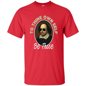 Music T-shirt To Thine Own Self Be True T-shirt