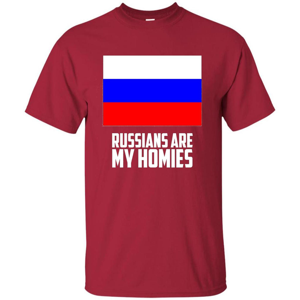 Russians Are My Homies T-shirt Cardinal
