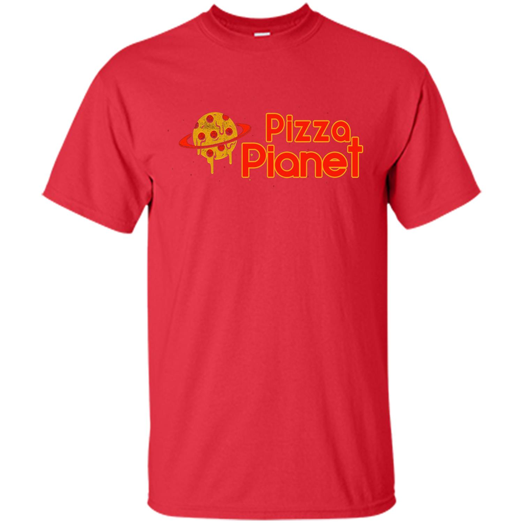 Pizza Lover T-shirt Pizza Pianet Red