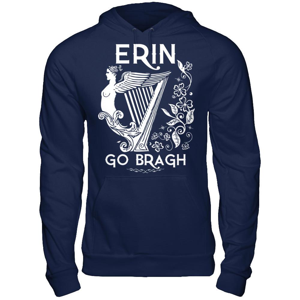 Erin Go Bragh T-shirt Gildan - Pullover Hoodie Navy