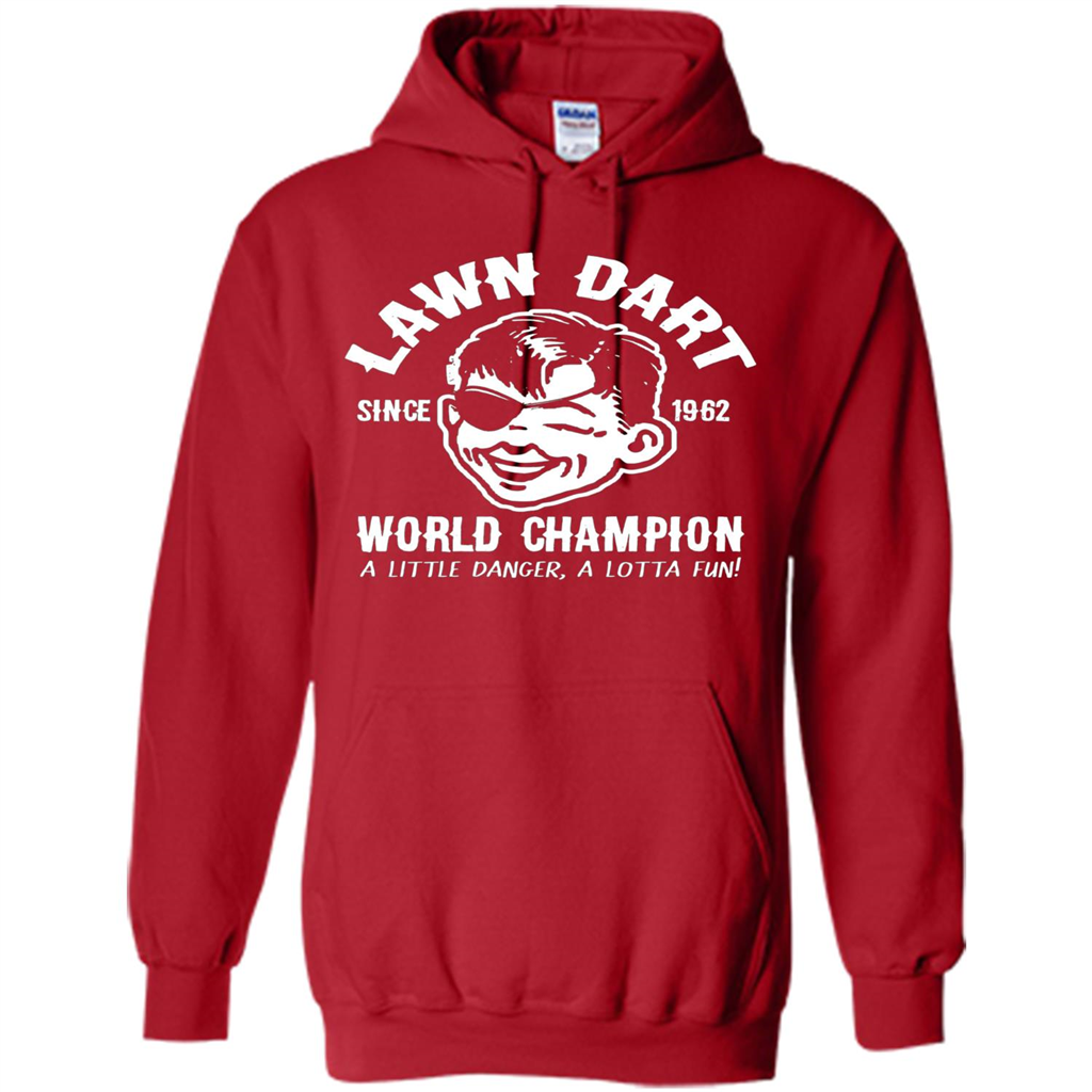 Lawn Dart Since 1962 World Champion Backyard Game T-shirt Red
