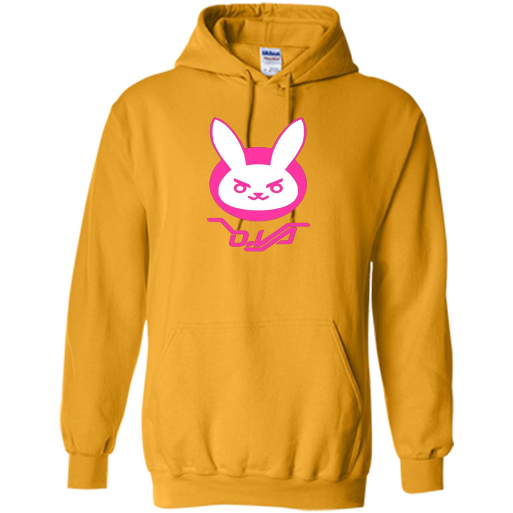 Overwatch D.VA Bunny Spray T-shirt Gold