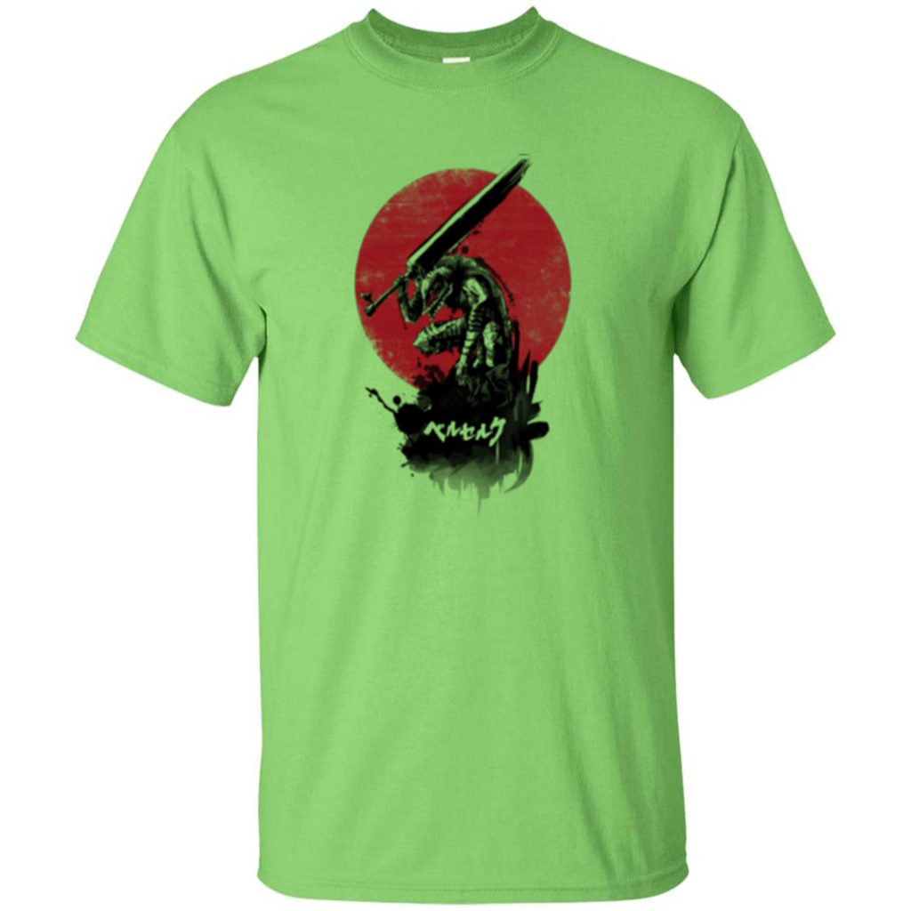 Red Sun Swordsman T-shirt Lime