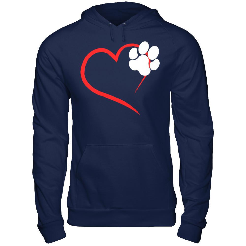 I Love Dogs T-shirt Gildan - Pullover Hoodie Navy