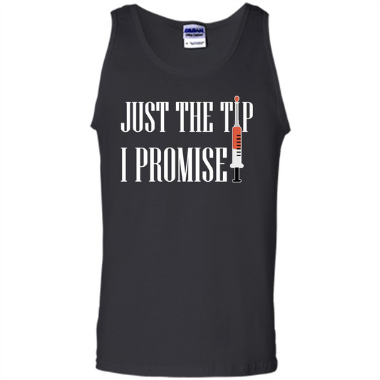 Nurse T-shirt Just The Tip I Promise T-shirt Black