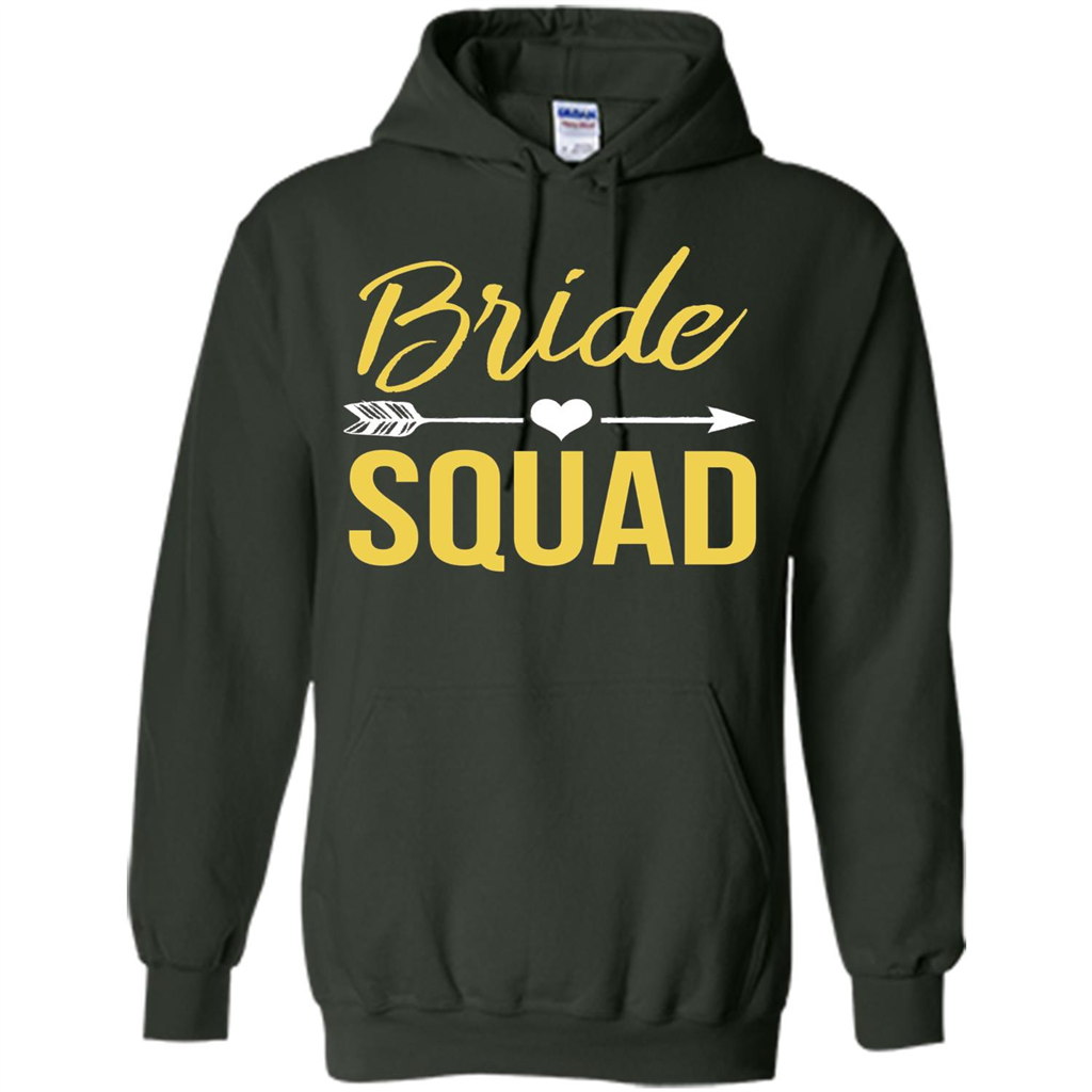 Bachelorette Party T-Shirts Bridesmaids Bride Squad T-Shirt Forest Green