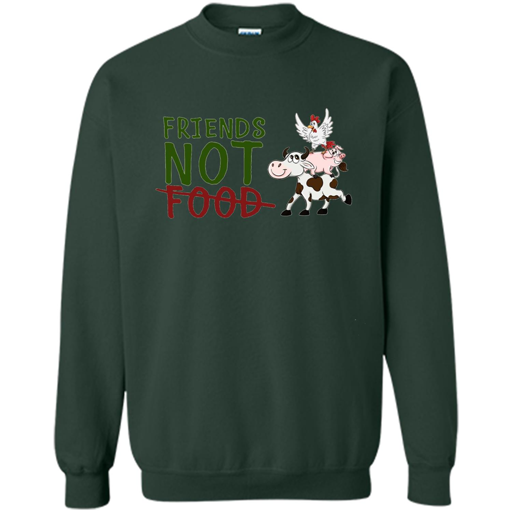 Friends Not Food T-Shirt Forest Green