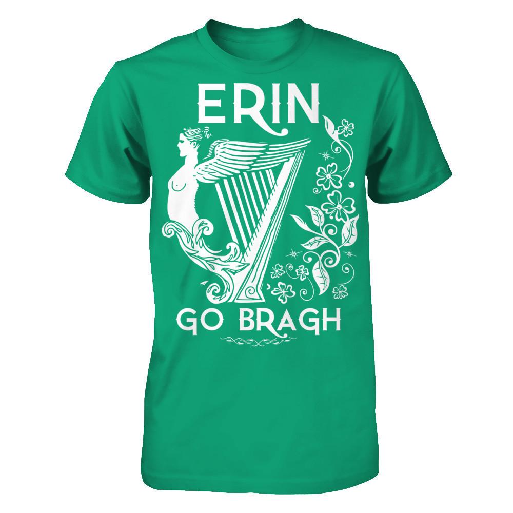 Erin Go Bragh T-shirt Gildan - Short Sleeve Tee Kelly Green