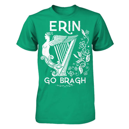 Erin Go Bragh T-shirt Gildan - Short Sleeve Tee Kelly Green