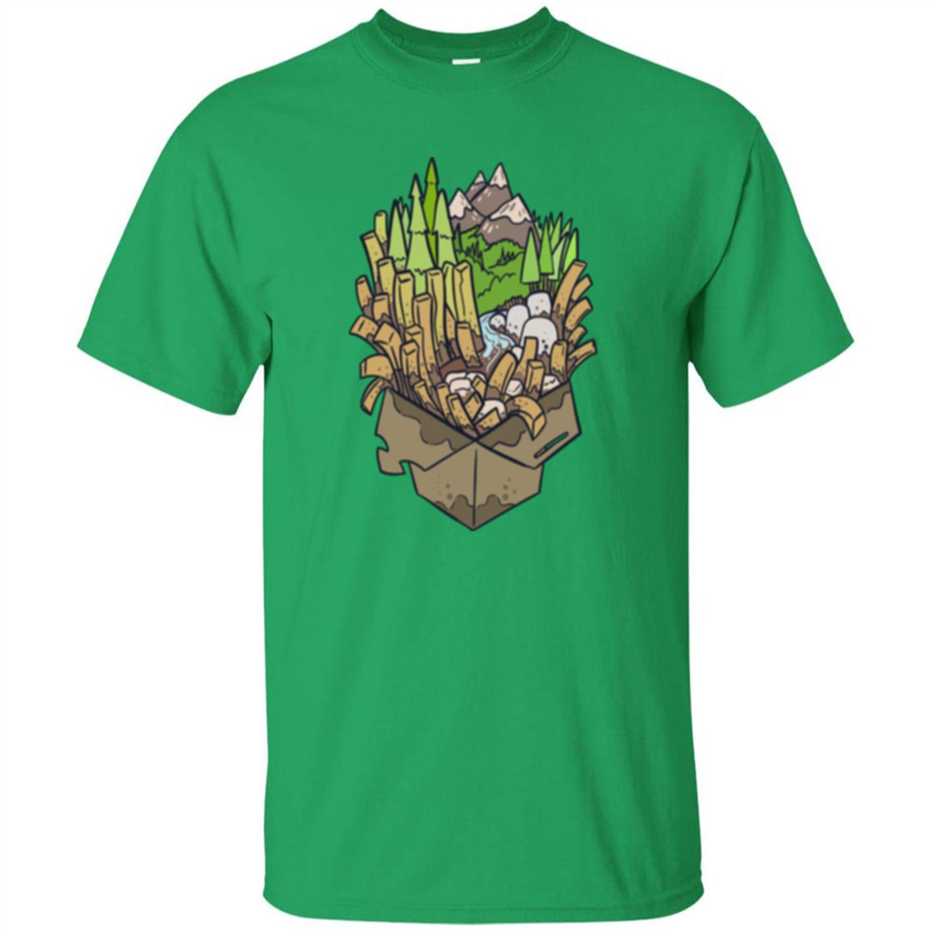 Poutine Forest T-shirt Irish Green