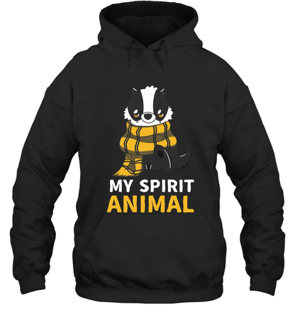 Hufflepuff - My Spirit Animal Harry Potter Hoodie Hoodie Black