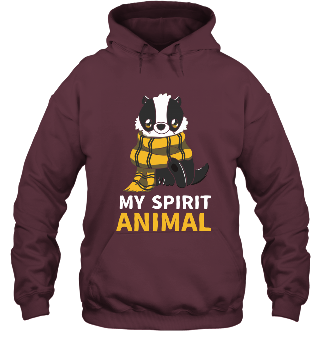 Hufflepuff - My Spirit Animal Harry Potter Hoodie Hoodie Maroon