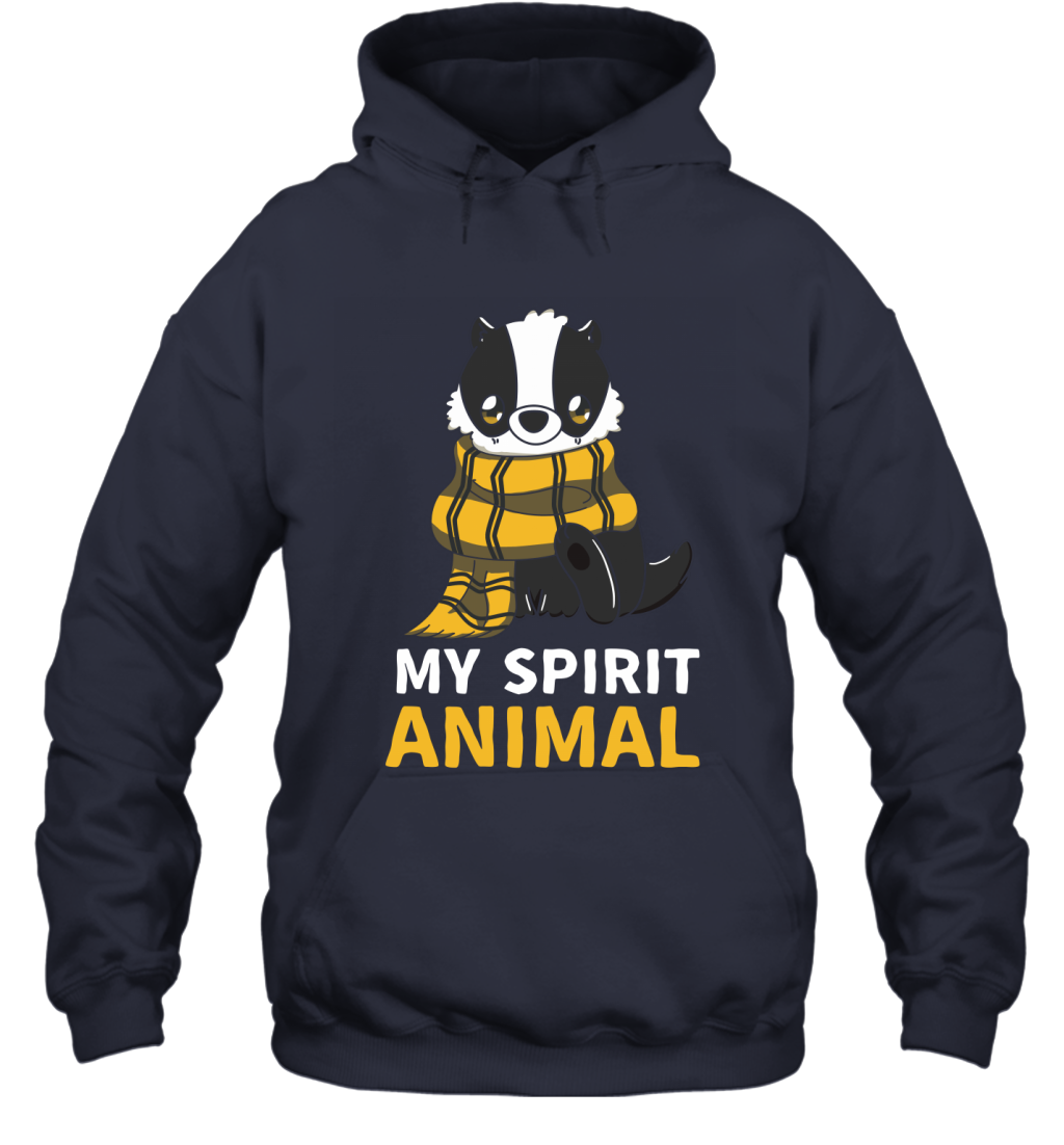 Hufflepuff - My Spirit Animal Harry Potter Hoodie Hoodie Navy