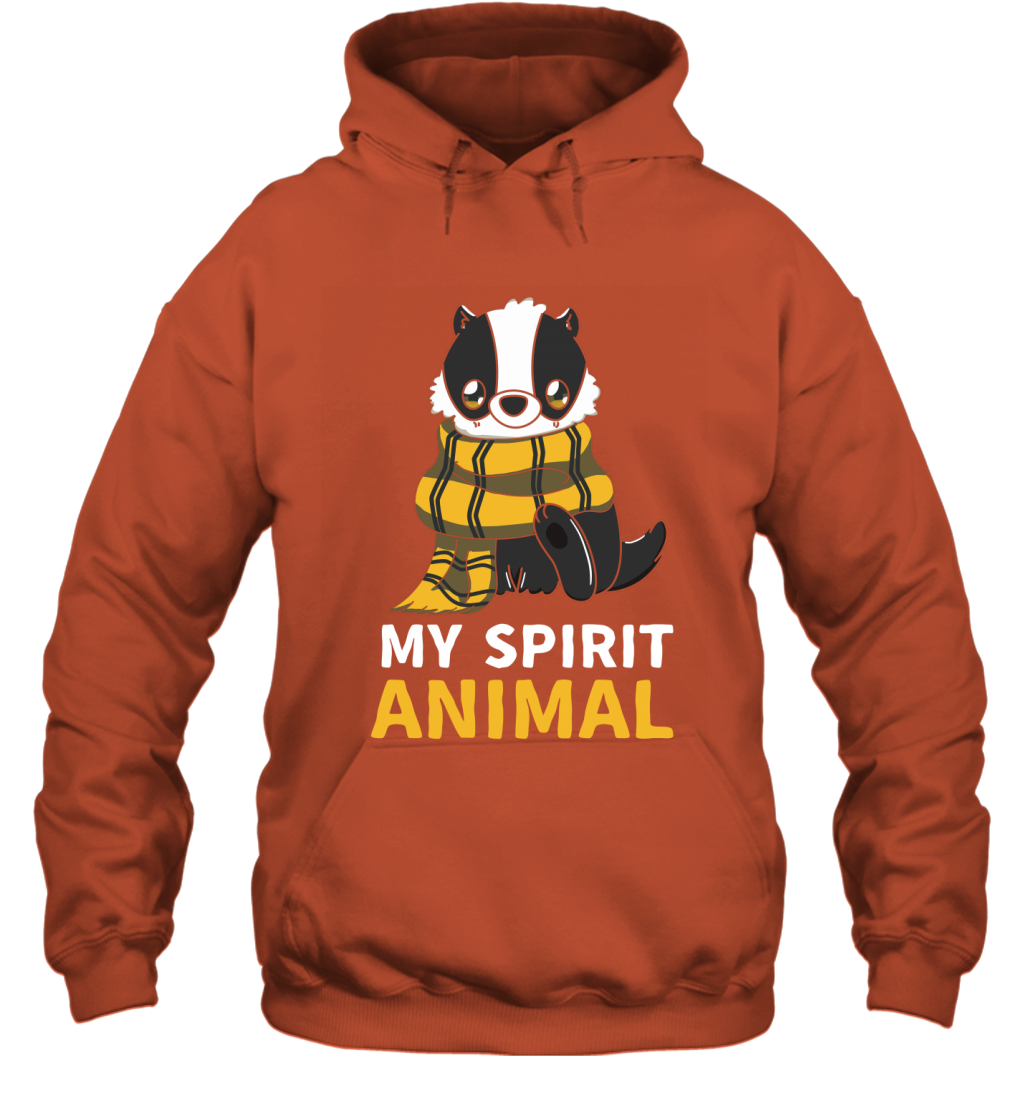Hufflepuff - My Spirit Animal Harry Potter Hoodie Hoodie Orange