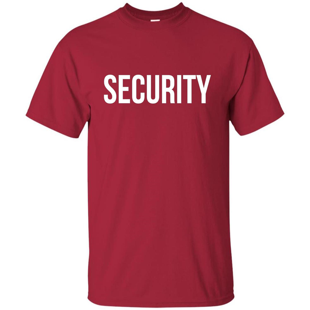 Security T-shirt Cardinal