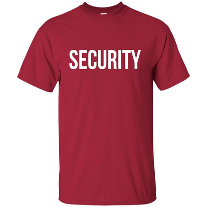 Security T-shirt Cardinal