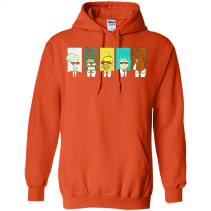 Form Into Rick And Go To The Morty T-shirt Orange